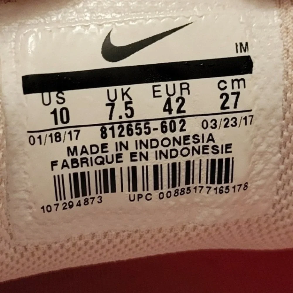 Nike Tanjun 10 Pink White Running Shoes 812655-602‎ Athletic Sports Outdoors